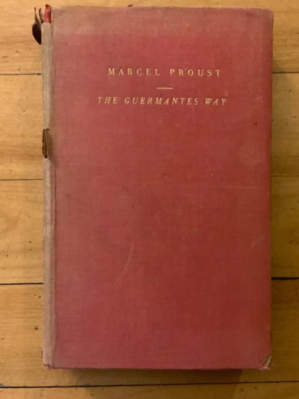 The Guermantes Way By Marcel Proust. 1925